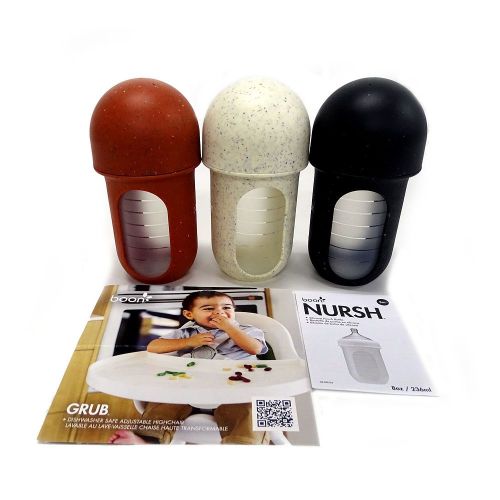 Boon NURSH 8 oz. 3-pk. Baby Bottles