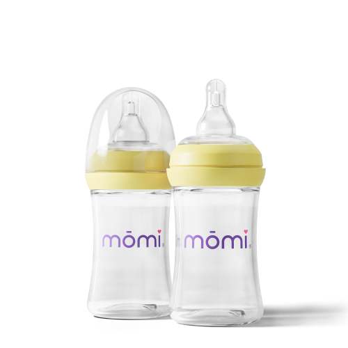 momi vibes breast-like bottle sets - sundrop