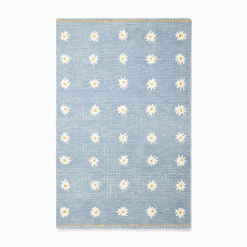 Kids Daisy Grid Rug