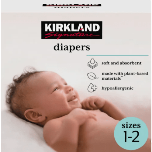 Kirkland Signature Diapers Sizes 1-2