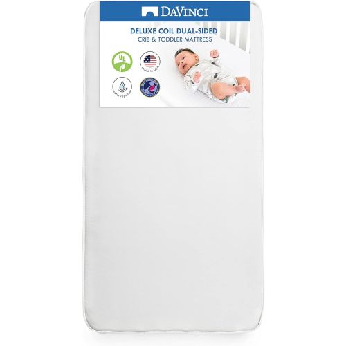 Davinci Comfort Crib Mattress, Firm Support, Lightweight, Removable Cover, Greenguard Gold Certified, CertiPUR-US® Certified