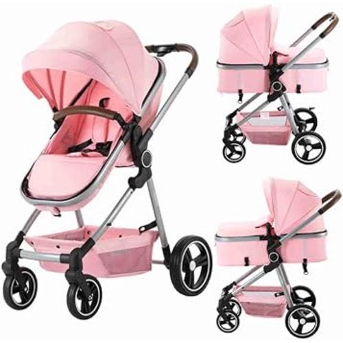 Baby Stroller 2 in 1 Standard Carriage Infant Toddler Girl Boy Coches para Bebes Modernos Lightweight Foldable Travel Pram