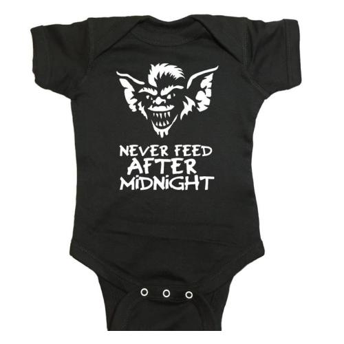 Gremlins Baby Onesie never Feed After Midnight - Etsy