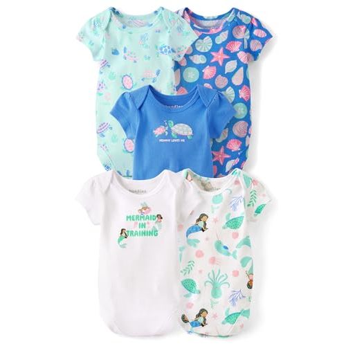The Children's Place baby-boys And Newborn Short Sleeve Bodysuits, Multipacks