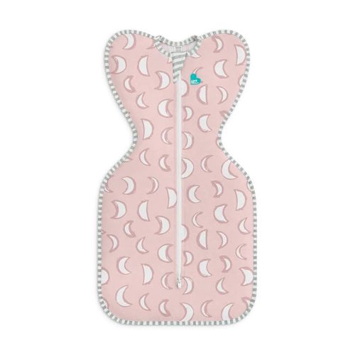 Love to Dream Swaddle UP, Sleep Sack 0-3 Months, Self-Soothing, Improves Sleep, Snug Fit Helps Calm Startle Reflex, Baby Essentials Must Haves Newborn, 1.0 TOG, 8-13 lbs, Eclipse Pink
