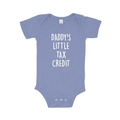 Accounting Onesies | Daddy's Little Tax Credit Onesie