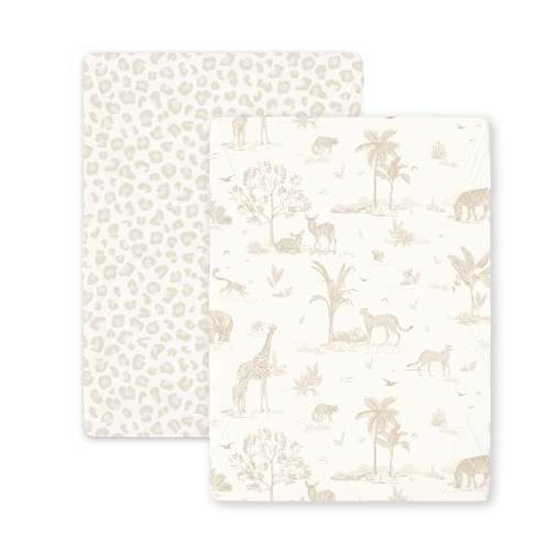 Organic Mini Crib Sheet - Safari & Wild