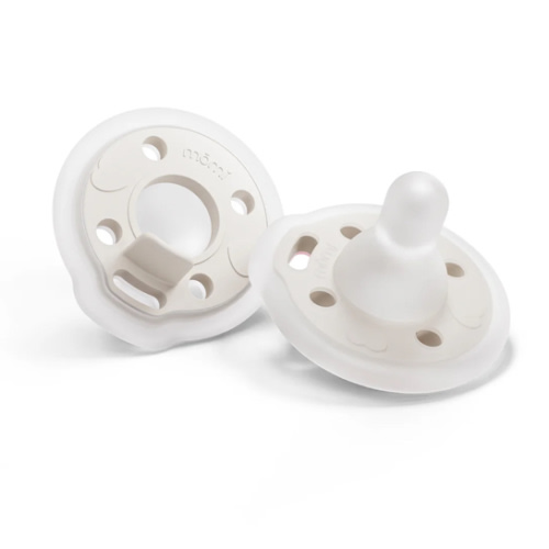 mōmi babypace pacifier 2-set - pearl