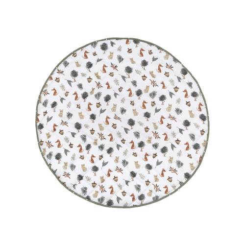 Little Textiles Round Play Mat, Forest Retreat
