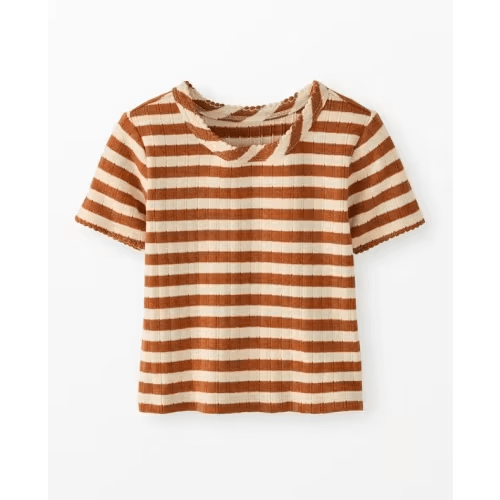 Pointelle Babydoll T-Shirt | Hanna Andersson