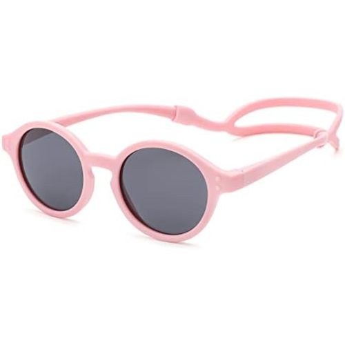 COASION Baby Polarized Sunglasses with Strap Adjustable TPEE Flexible Frame for Toddler Girls Boys Age 0-36 Months