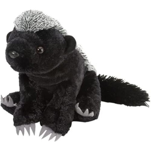 Wild Republic Honey Badger Plush, Stuffed Animal, Plush Toy, Gifts for Kids, Cuddlekins 12 Inches