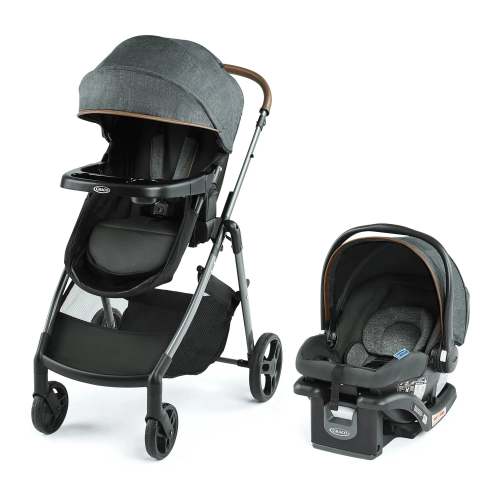 3-in-1 Travel System Stroller - Hemlock
