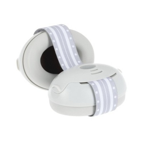 Nuby Baby Earmuffs with Travel Bag - Gray