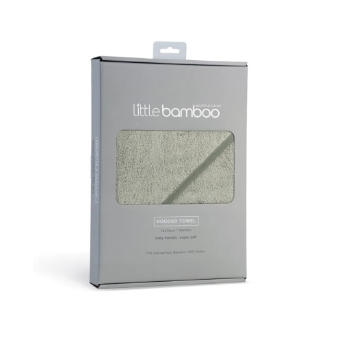 Little Bamboo Hooded Baby Bath Towel, Bayleaf : Amazon.com.au: Home