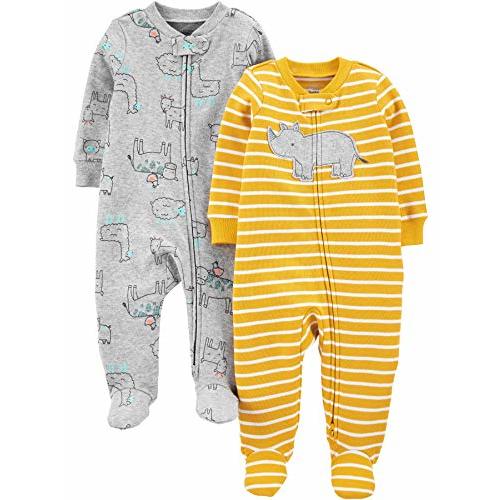 Simple Joys by Carter's Baby Boys' 2-Pack Cotton Sleep and Play