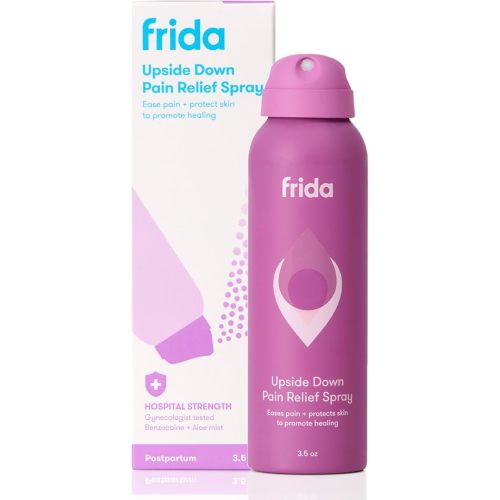 Frida Mom Anesthetic Spray, Hospital Strength Benzocaine and Glycerin for Instant Relief and Healing, Dermatologist Tested, with Aloe and Witch Hazel, Postpartum Essentials, 3.5oz