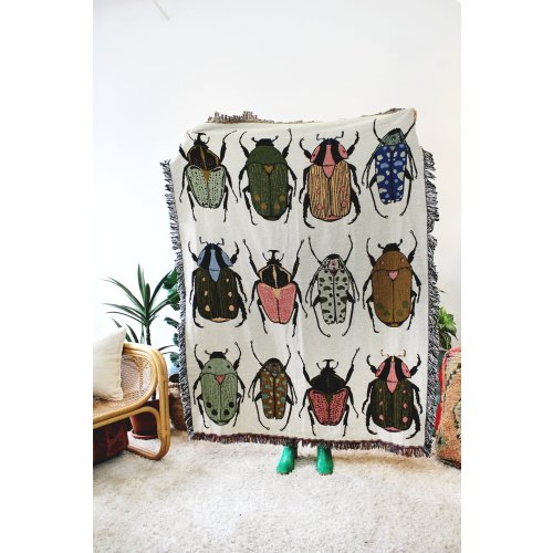 Beetle Party Tapestry Blanket by Calhoun & Co. — Calhoun & Co.