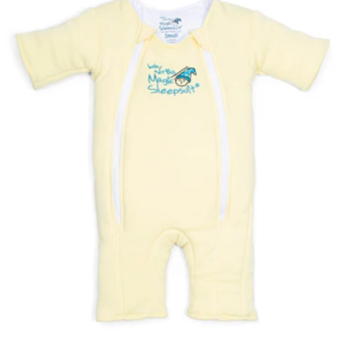 Yellow Baby Merlin’s Magic Sleepsuit – Soft Microfleece Infant Sleep Solution
