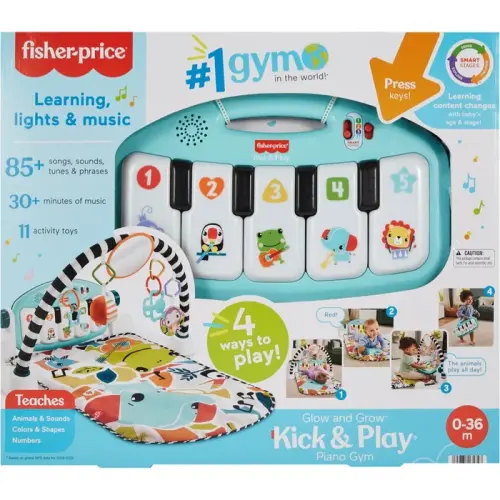 Fisher-Price Kick & Play Gym Blue | Baby Bunting AU