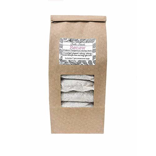 Organic Postpartum Herbal Bath - Pack of 7 sachets - For after childbirth - Sitz Bath - Promotes Healing and Relaxation after birth - V-steam