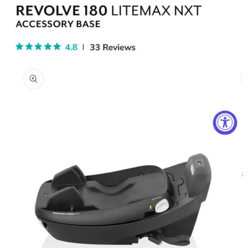 Evenflo Revolve180 LiteMax NXT Accessory Base