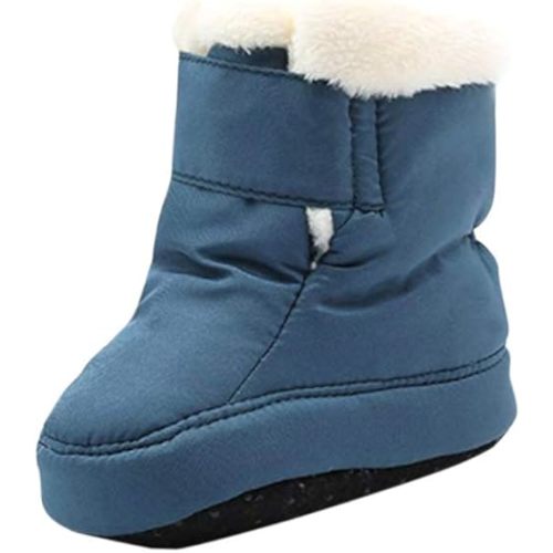 Kuner Newborn Baby Boys and Girls Waterproof Winter Warm Snow Boots Crib Shoes 6 12 Months