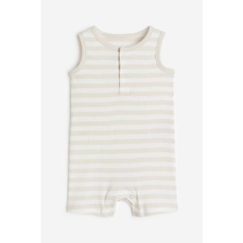Ribbed Romper Suit