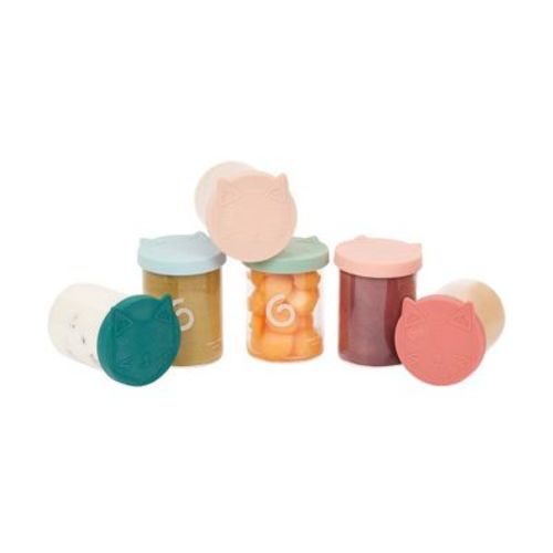Babymoov Isy Bowls Glass Baby Food Containers With Silicone Lids