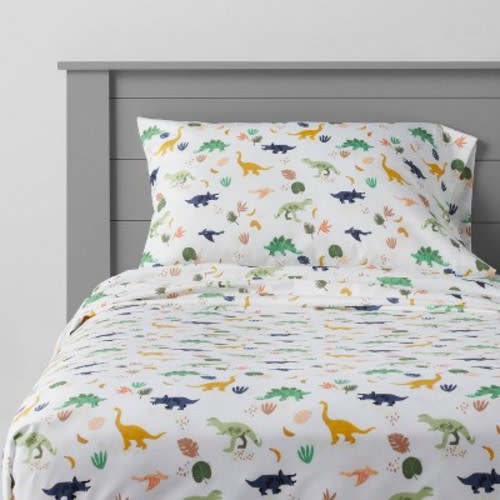 Dinosaur Microfiber Kids' Sheet Set - Pillowfort™, Size: Twin