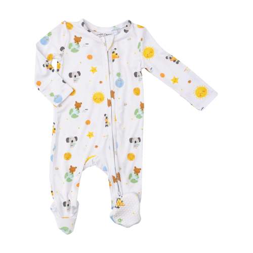 2 Way Zipper Footie - Baby Solar System