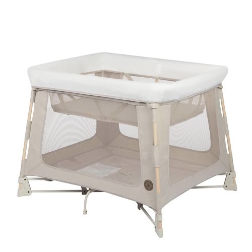 Maxi-Cosi Swift Baby Playpen with Mat, Baby Play Yards, Pack and Play with Bassinet - Portable Playpen for Babies and Toddlers, Classic Oat