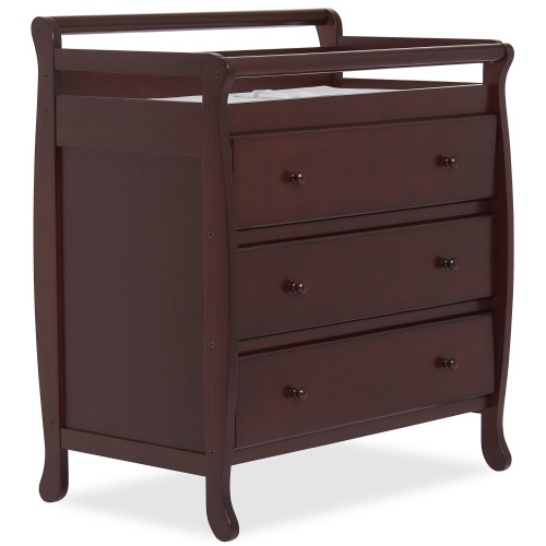 Free Shipping! Liberty 3-Drawer Changing Table with Pad, Espresso