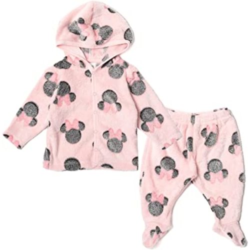Disney Minnie Mouse Winnie the Pooh Baby Girls Fleece Jacket and Pants Newborn