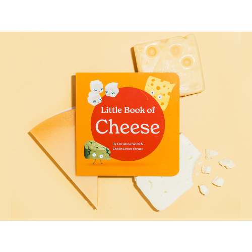 Little Book of Cheese Board Book of Poems for Lunchtime Read Fun Italian Foodie Facts Baby Stories 0-12 Months, Toddler Ages 1-4