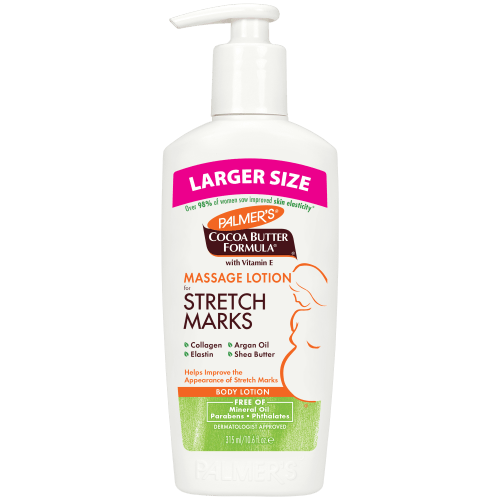 Palmer's Cocoa Butter Formula Massage Lotion for Stretch Marks and Maternity Skincare, 10.6 fl. oz.