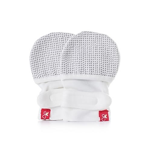 goumi Organic Cotton Mitts in Drops Greygoumi Organic Cotton Mitts in Drops Grey