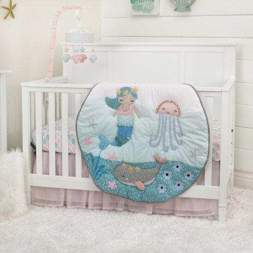 Isabelle & Max™ Amburgey Mermaid 4 Piece Crib Bedding Set & Reviews | Wayfair