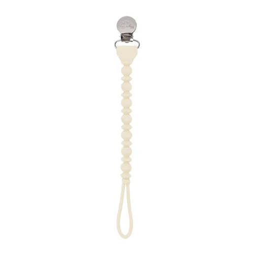 Sweetie Strap™ Silicone One-Piece Pacifier Clips in Buttercream Beaded by Itzy Ritzy