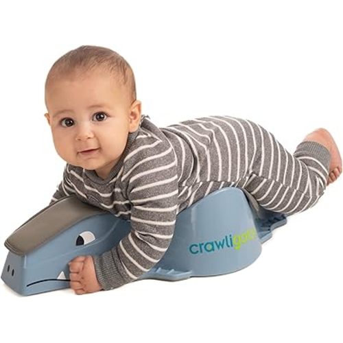 Tummy Time Mobility Toy for Infants 4-12 Months (Blue)