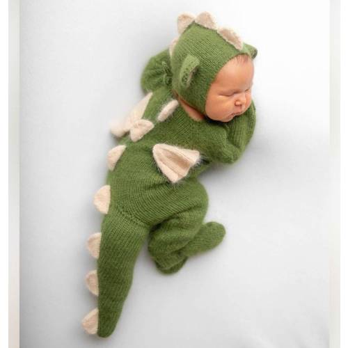 6 colors!!! Newborn Dragon hat and romper / Baby Photo props