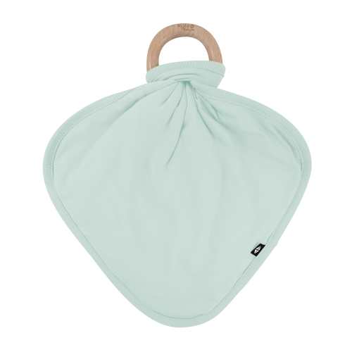Lovey in Sage with Removable Wooden Teething Ring