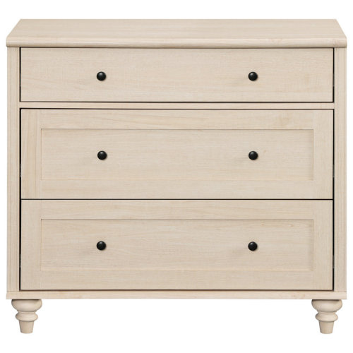 Charlton Home® Scarlett Kids Dressers With Wide Chest Of Drawers, Baby Dresser For Bedroom With 3 Drawers, Small Dressers For Nursery, Hallway, Living Room & Reviews | Wayfair