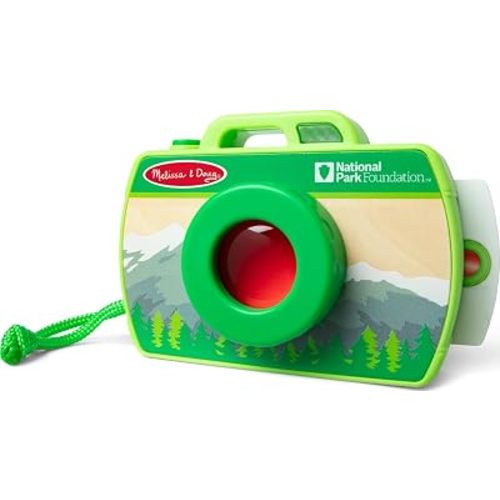 Melissa & Doug Rocky Mountain National Park Sights and Sounds Wooden Toy Camera Play Set - FSC Certified