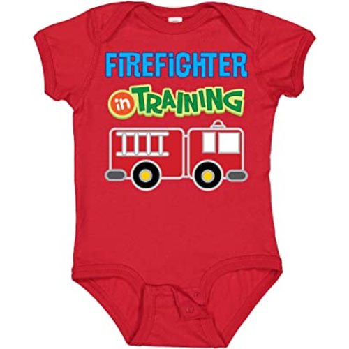 inktastic Future Firefighter Kids Fireman Baby Bodysuit