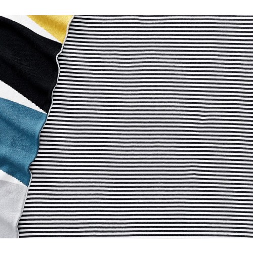 Organic Jersey Stripe Modern Crib Sheet | Pottery Barn Kids