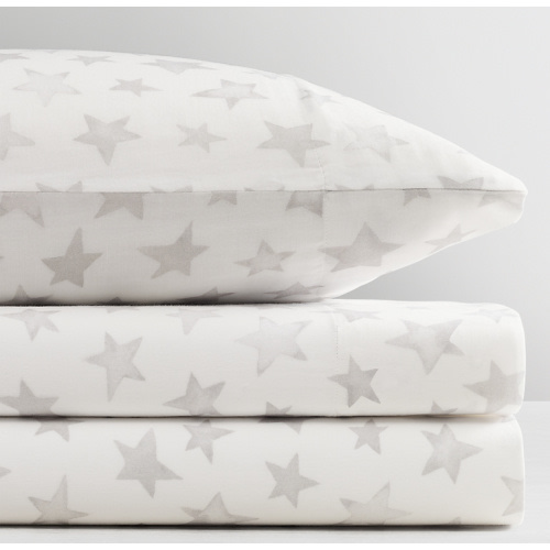 Painted Stars Ultra-Fine Organic Cotton Crib Fitted Sheet | RH Baby & Child