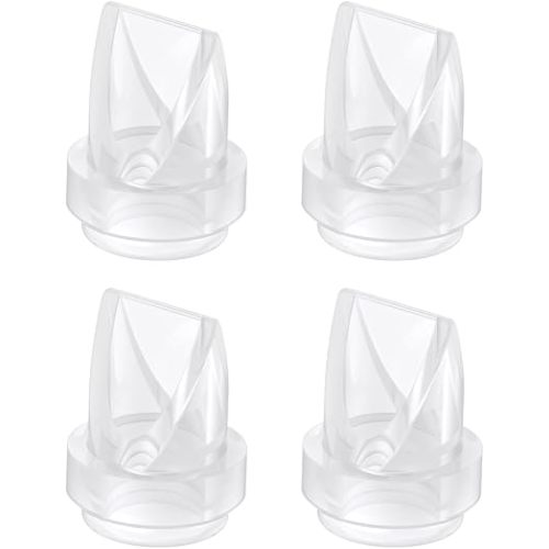 eufy Original Duckbill Valvue (4-Pack) for Wearable Breast Pump E10/S1/S1 Pro, Leak-Proof and Dust-Proof Breast Pump Replacement Parts