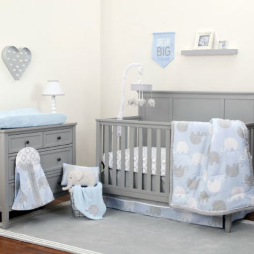 Nojo Elephant 8-pc. Crib Bedding Set