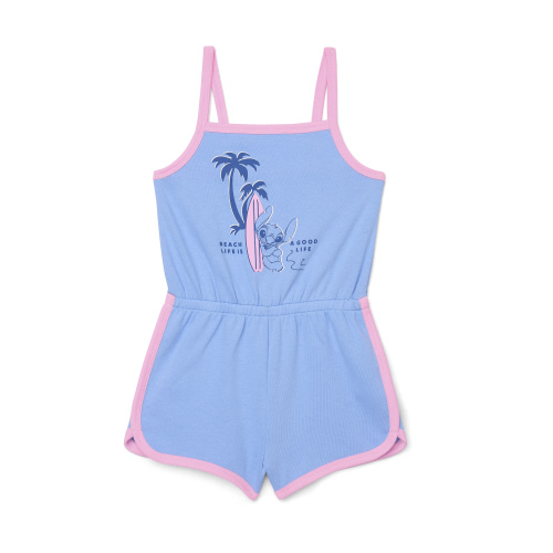 Stitch Toddler Girls Sleeveless Graphic Romper, Sizes 12M-3T